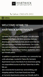 Mobile Screenshot of hartwickapartments.com